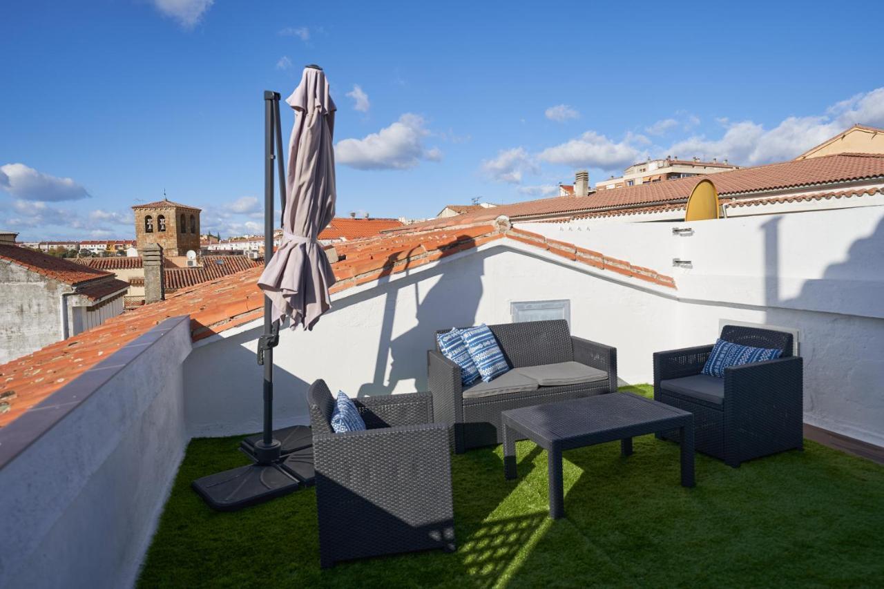Duplex Casa De Las Argollas Grand Suite Parking Gratis Plasence Extérieur photo